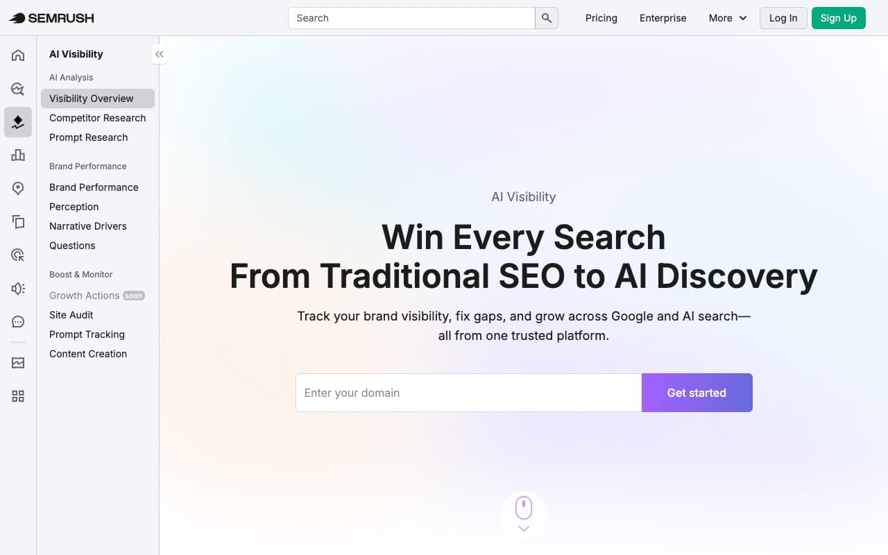 Semrush AI Visibility: from traditional SEO to AI discovery